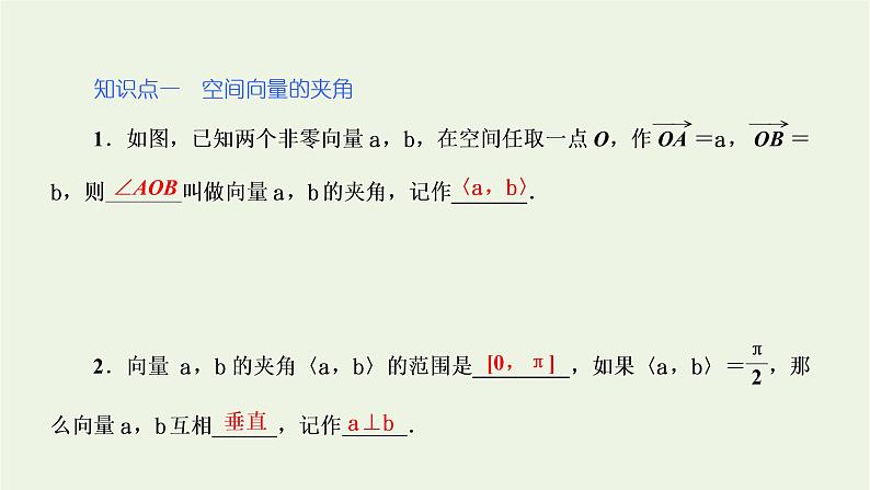 2021_2022学年新教材高中数学第一章空间向量与立体几何1.2空间向量的数量积运算课件新人教A版选择性必修第一册04