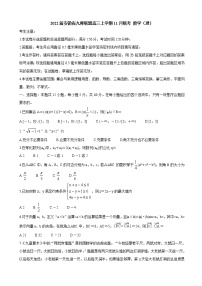 2022届安徽省九师联盟高三上学期11月联考数学（理）含答案练习题