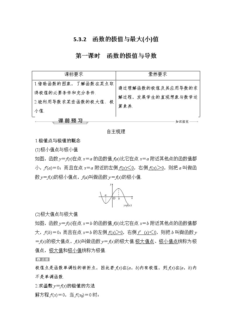 第五章一元函数的导数及其应用教案 人教A版高二数学下册选择性必修第二册01