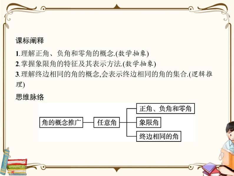 高中数学北师大版 必修第二册第一章 ——任意角【课件+同步练习】02