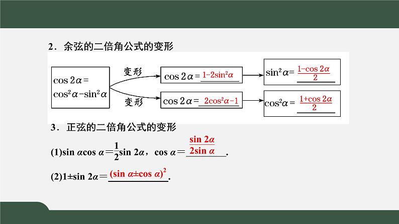 5.5.1.3 二倍角的正弦、余弦、正切公式（课件）-2021-2022学年高一数学同步精品课件（新人教A版2019必修第一册）03