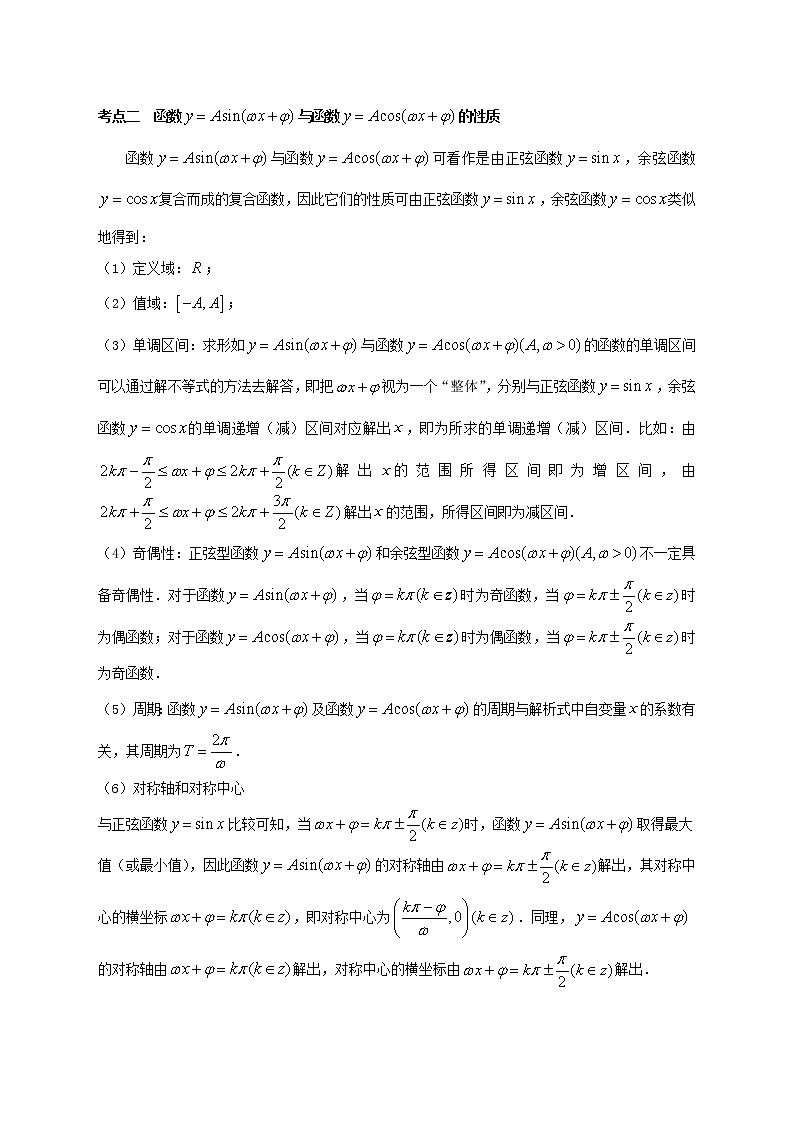 专题13 函数y=Asin（ωx+φ）的图像与性质（重难点突破）原卷版第2页