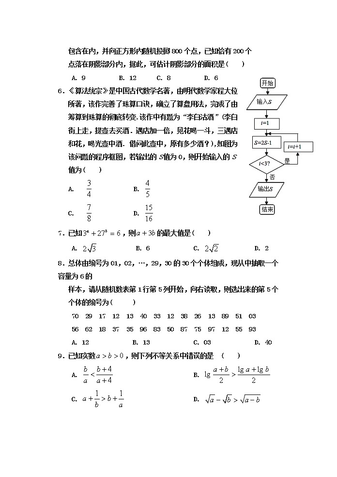 陕西省宝鸡市金台区2021-2022学年高二上学期期中考试数学试题（无答案）第2页