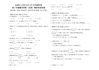 新疆乌鲁木齐市第二十中学2020-2021学年高二下学期期末考试数学（文）试题（含答案）