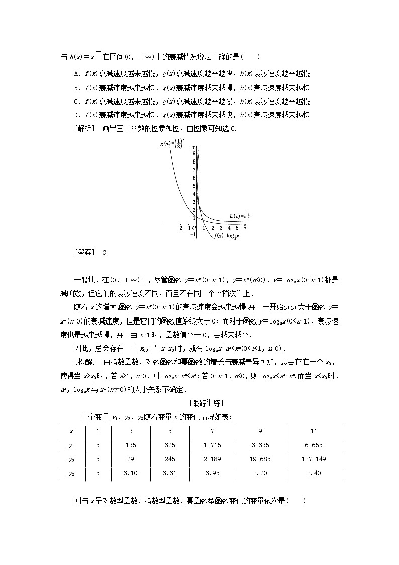 2021_2022学年新教材高中数学第四章对数运算与对数函数4指数函数幂函数对数函数增长的比较学案北师大版(2019)必修第一册03