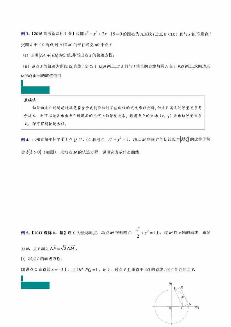 【高考总复习】2022高考数学满分突破之解析几何篇专题05 轨迹方程的求法（学生版+教师版）第3页