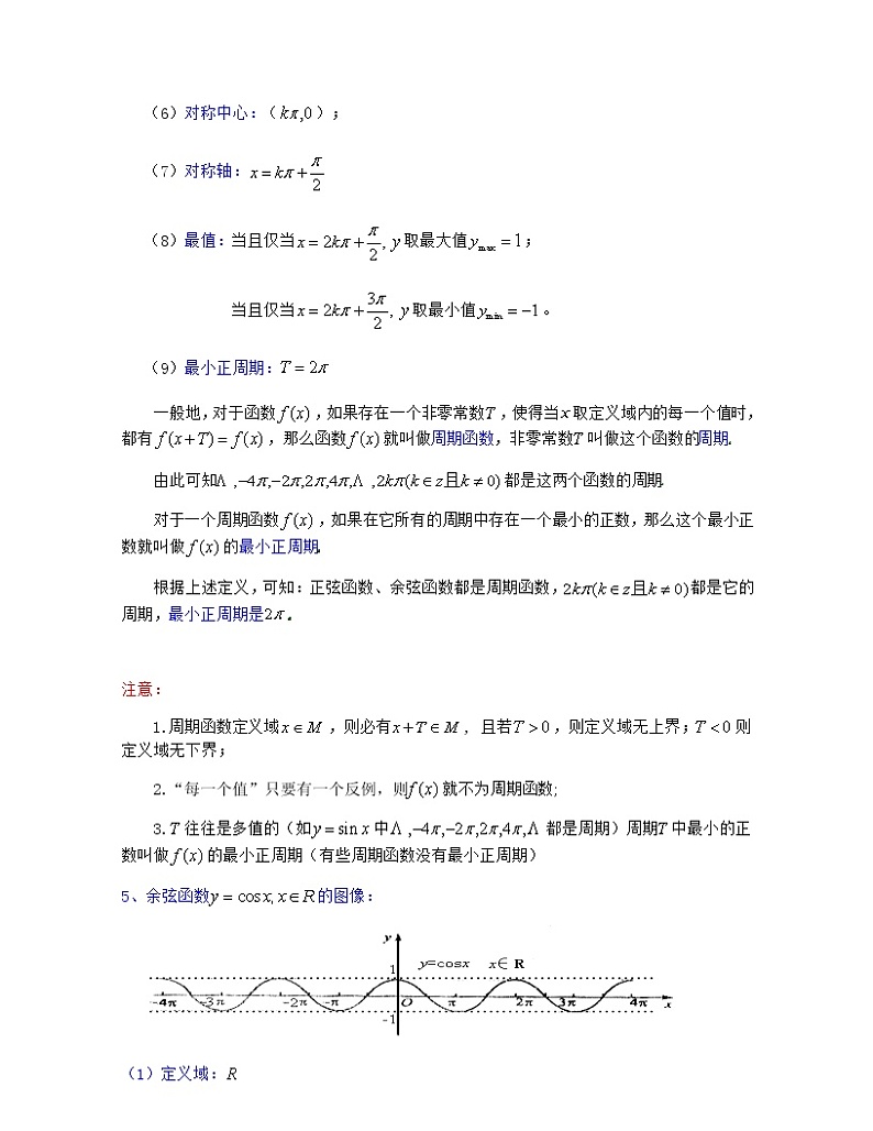 第7章 三角函数（章节知识清单）-2021-2022学年高一数学下册期末考试高分直通车（沪教版2020必修第二册）第2页