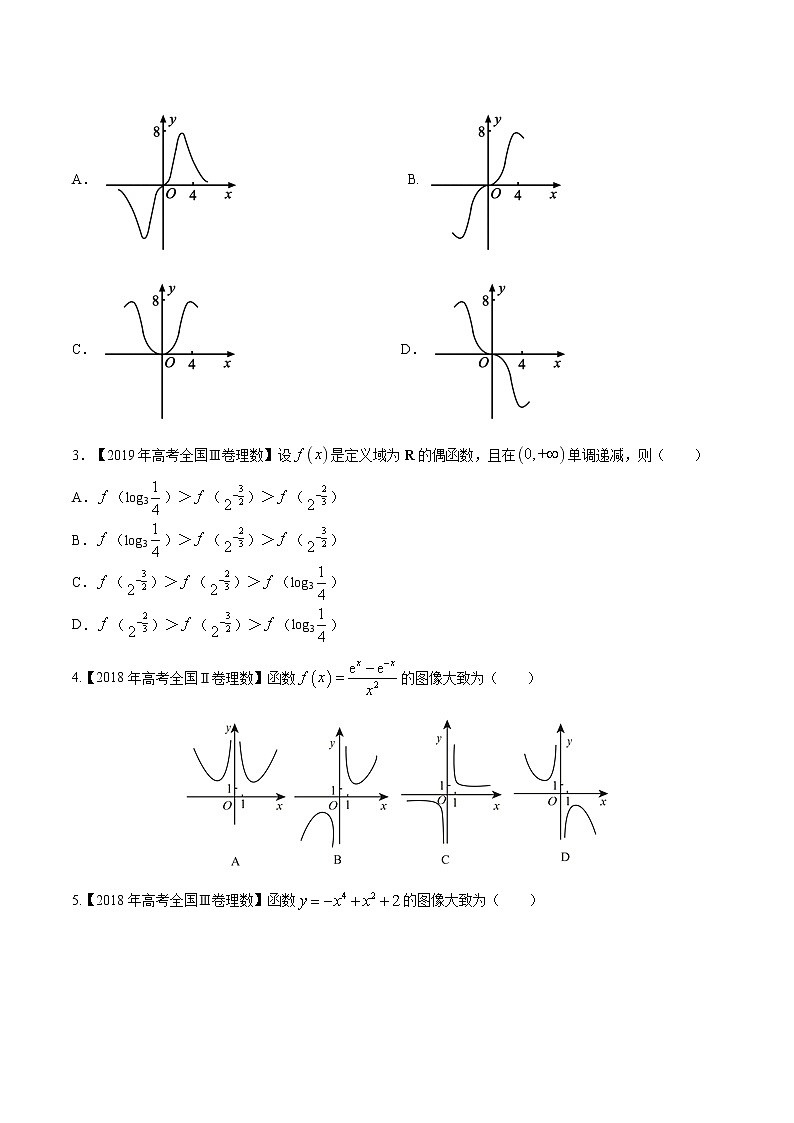 专题2.3 函数的奇偶性、周期性与对称性（原卷版）第3页