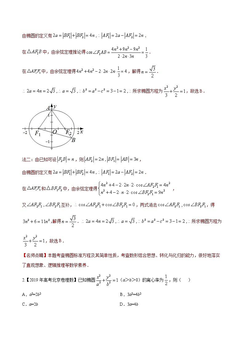 专题8.5 椭圆的定义、标准方程、几何性质（解析版）第3页