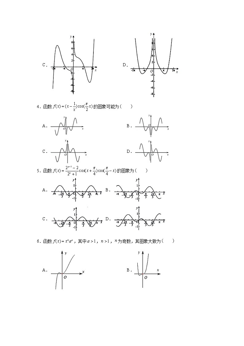 第三章 函数专练10—函数的图像-2022届高三数学一轮复习第2页
