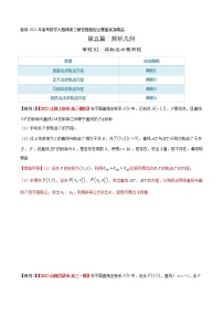 专题02  求轨迹方程问题-备战2022年高考数学大题精做之解答题题型全覆盖