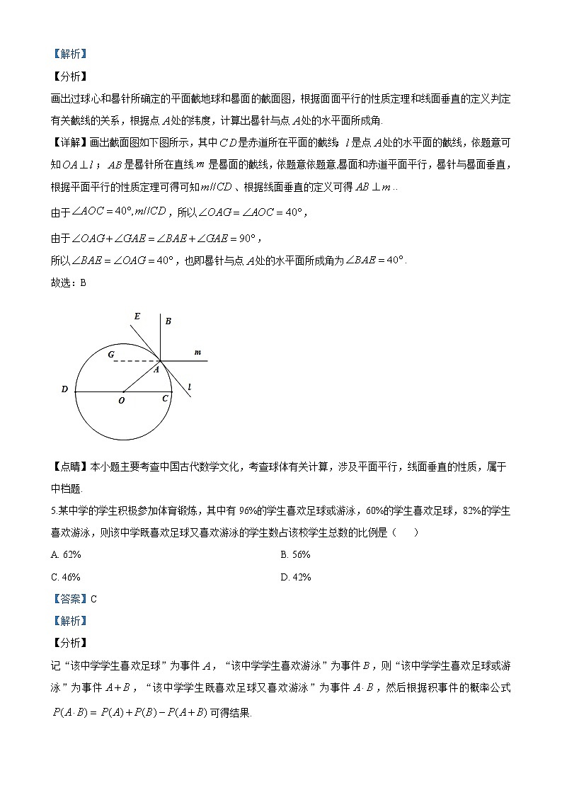 精品解析：2020年山东省高考数学试卷（新高考全国Ⅰ卷）（解析版）03