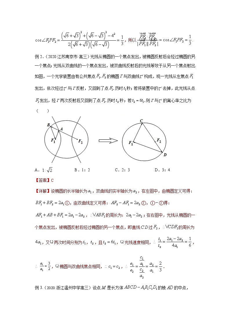 专题15 圆锥曲线与其它知识的交汇问题（解析版）第2页