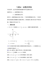 专题6—函数的图象-近8年高考真题分类汇编—2022届高三数学一轮复习