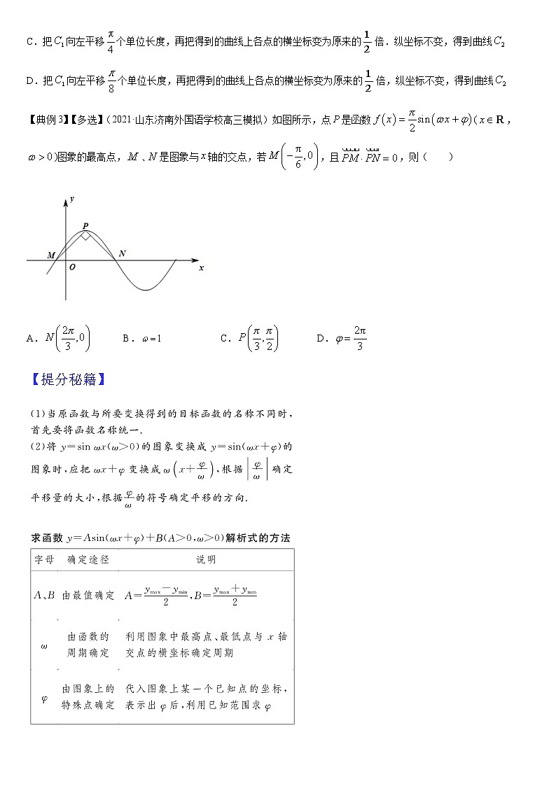 (新高考专用)高考数学二轮热点题型归纳与变式演练 专题05 三角函数的图象与性质（解析+原卷）学案03