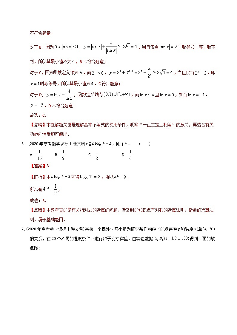 【2022高考必备】2012-2021十年全国高考数学真题分类汇编（文科） 函数（精解精析）第3页