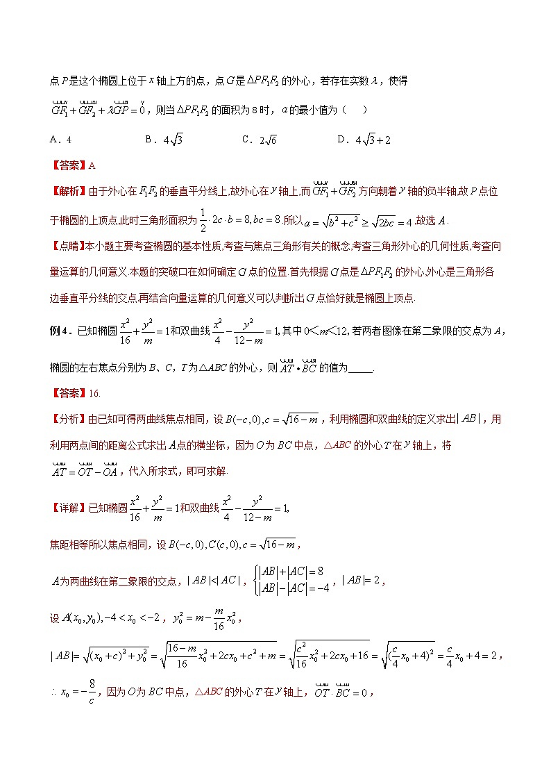 专题04 圆锥曲线与外心问题-2022年高考数学圆锥曲线压轴题专题突破（通用版）03