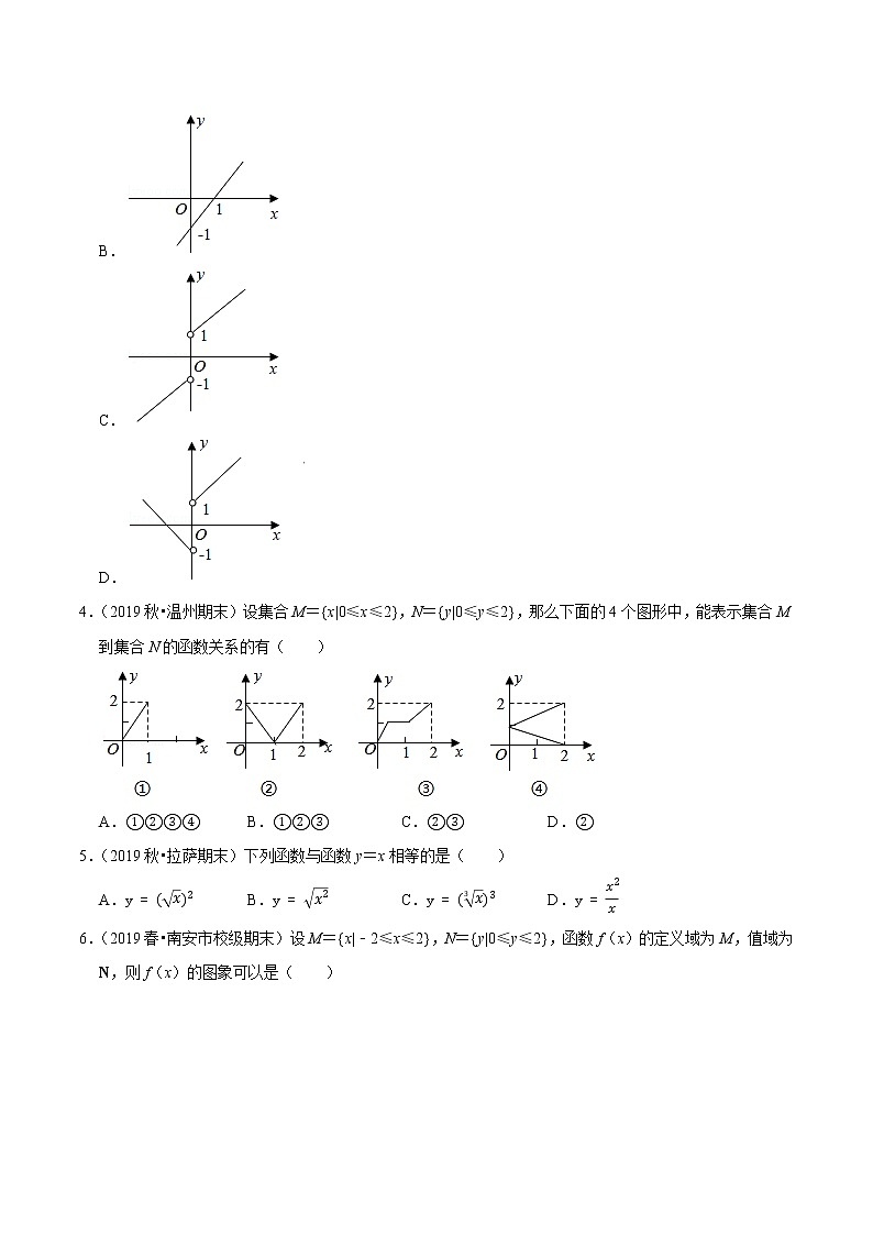 专题06 函数的概念及其构成要素（原卷版）第2页