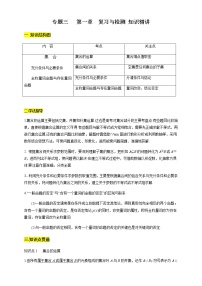 专题03 第一章  复习与检测（知识精讲）  高一数学新教材知识讲学（人教A版必修第一册）学案