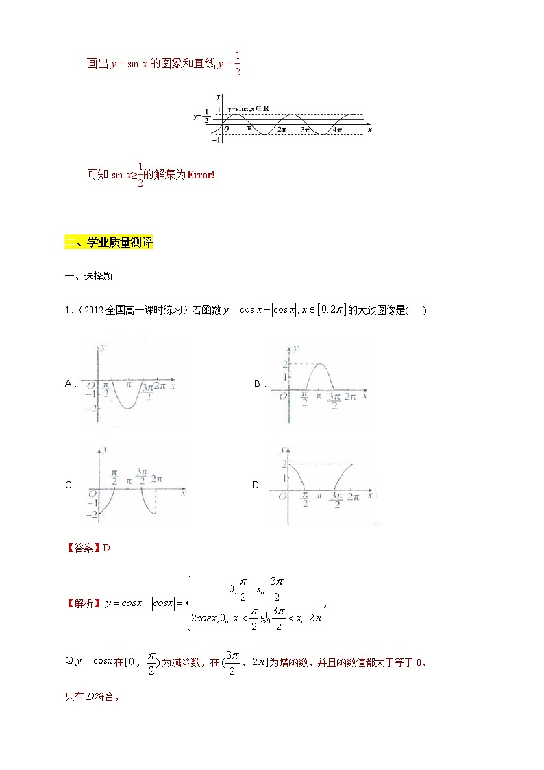 专题15 三角函数的图象与性质（核心素养练习）（解析版）第2页