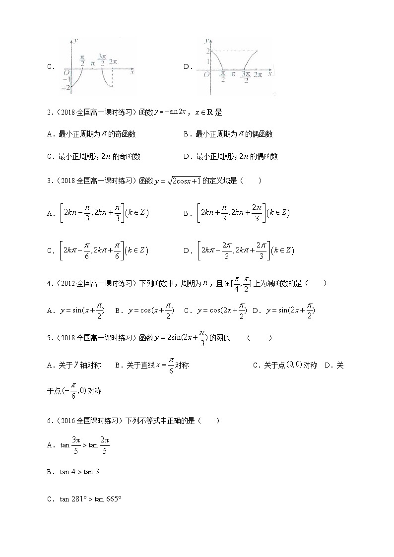 专题15 三角函数的图象与性质（核心素养练习）（原卷版）第2页