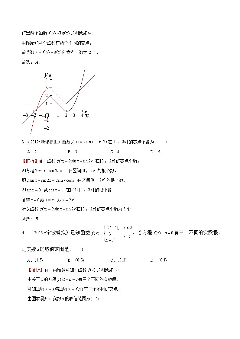 专题34 函数的零点与方程根的关系（解析版）第2页