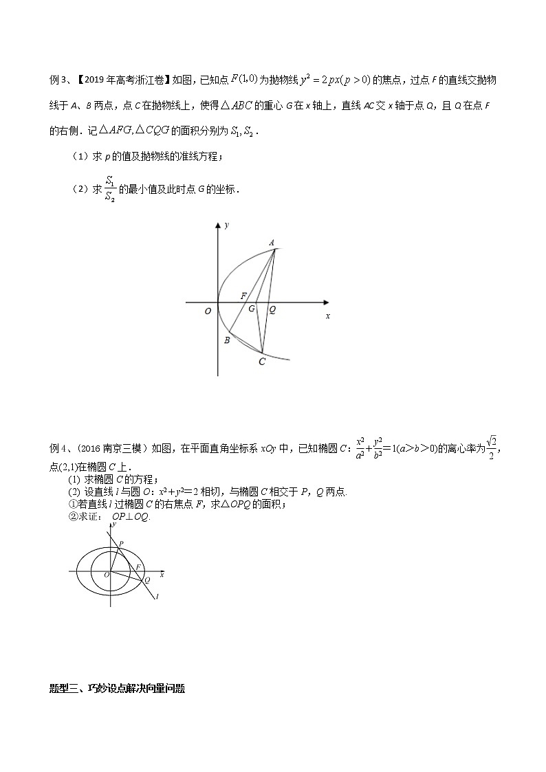 专题44 巧妙设点研究圆锥曲线问题（原卷版）第2页