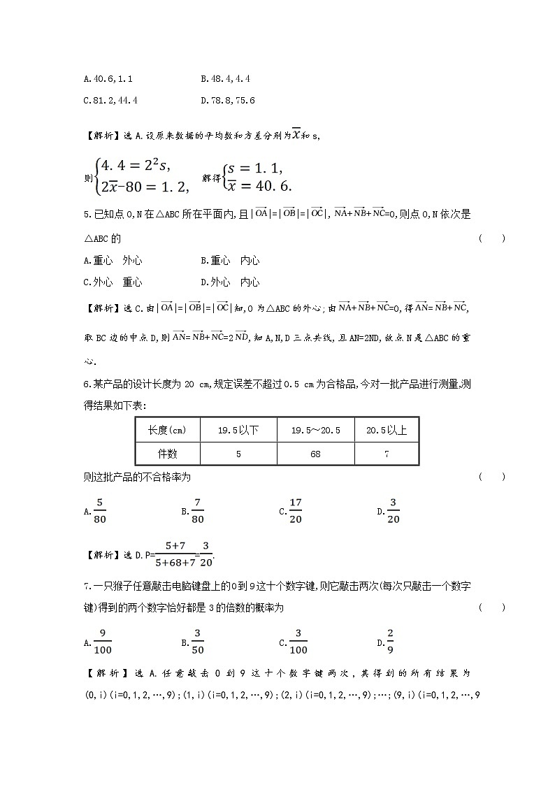 模块综合（综合检测）-高中数学人教A版（2019）必修第二册02