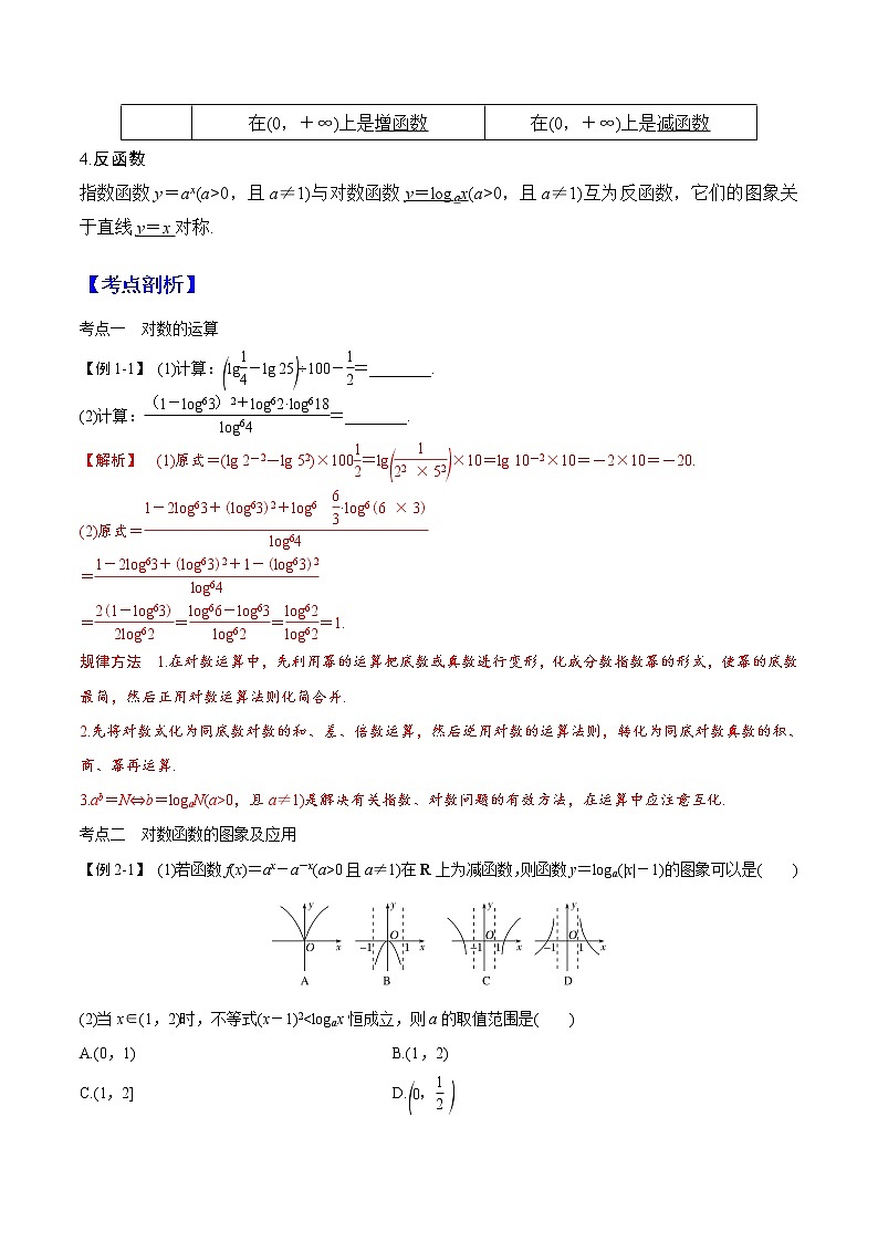 第九讲 对数与对数函数（解析版）第2页