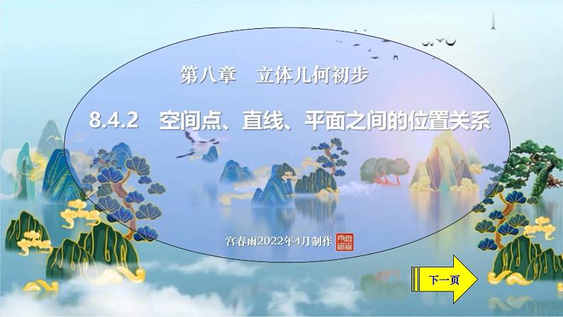 8.4.2　空间点、直线、平面之间的位置关系课件PPT01