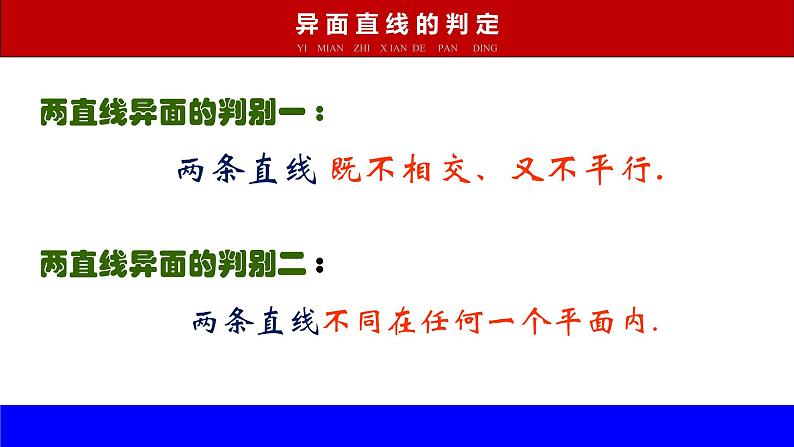 8.4.2　空间点、直线、平面之间的位置关系课件PPT07