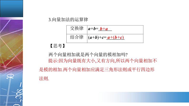 6.2.1 向量的加法运算第4页