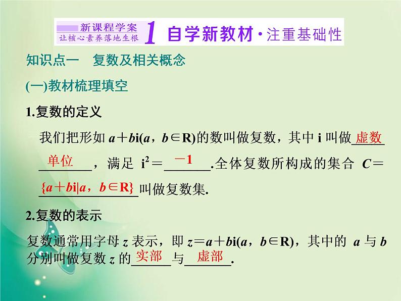 2020-2021学年高中数学新人教A版必修第二册 7.1.1 数系的扩充和复数的概念 课件（34张）第2页