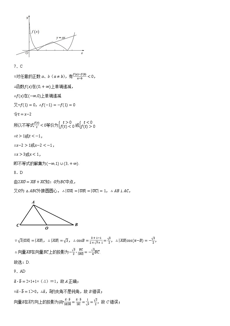 2022年普通高等学校招生全国统一考试新高考数学全真模拟测试（一）（ 答案）第2页