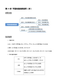 第30讲 平面向量的数量积（讲）   2021-2022年新高考数学一轮复习考点归纳 （学生版+教师版）