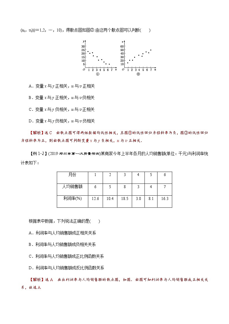 第63讲 变量间的相关关系、统计案例（讲）（教师版）第3页