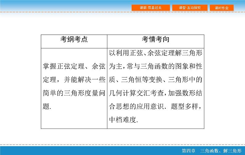 高考复习 第四章 4.6  正弦定理和余弦定理ppt第3页