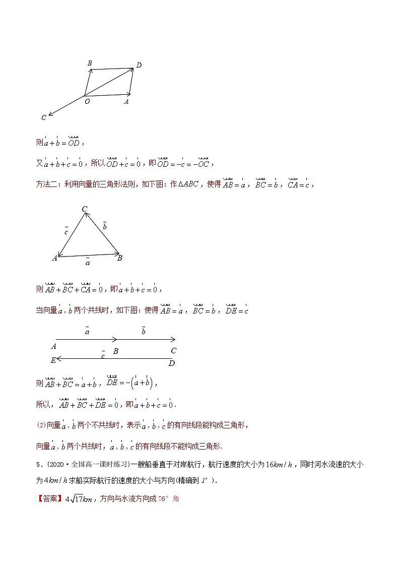 6.2.1 平面向量的运算（精练）-2022版高中数学新同步精讲精炼（必修第二册）（教师版含解析）03