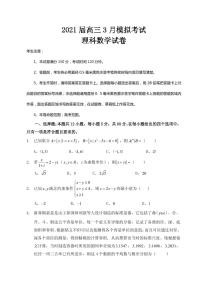 2021届内蒙古赤峰市高三下学期3月模拟理科数学试题 PDF版