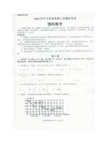 宁夏中卫市2020届高三下学期第三次模拟考试数学（理）试题 PDF版含答案