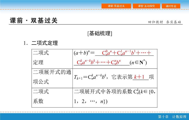 高考 一轮复习第十章 10.3  二项式定理课件PPT04