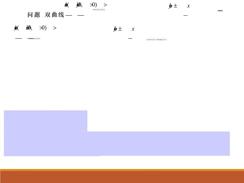 高中数学 人教版 选修 探究与发现 为什么y=±b／a x是双曲线部优课件07