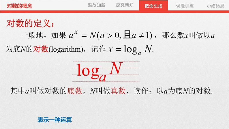 高中数学苏教版 必修1对数对数的概念部优课件第8页