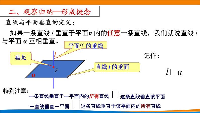 8.6.2直线与平面垂直（第1课时）课件第6页