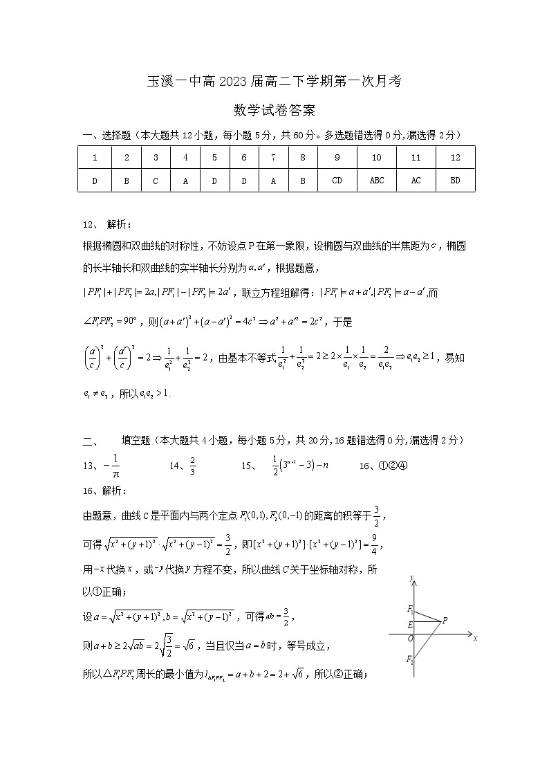 第一次月考试卷答案第1页