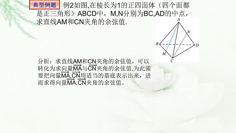 1.4.2用空间向量研究距离、夹角问题之二：夹角问题课件PPT第3页