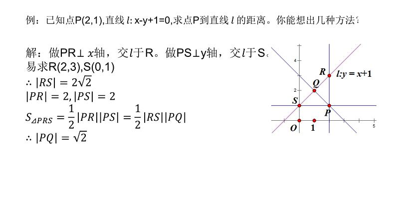 2.3.3点到直线的距离公式课件PPT06