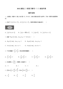 辽宁省2022届高三二轮复习联考（二）考试数学试卷（新高考卷）