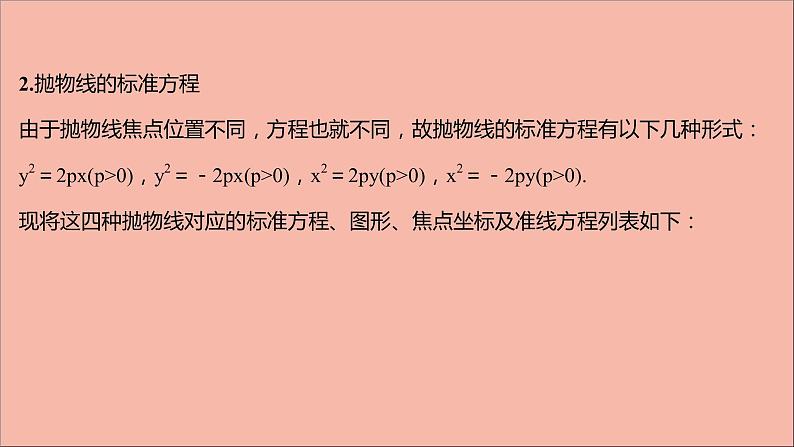 2021_2022学年新教材高中数学第3章圆锥曲线与方程3.3.1抛物线的标准方程课件苏教版选择性必修第一册05