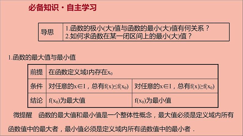 2021_2022学年新教材高中数学第5章导数及其应用5.3.3第1课时最大值与最小值课件苏教版选择性必修第一册第3页